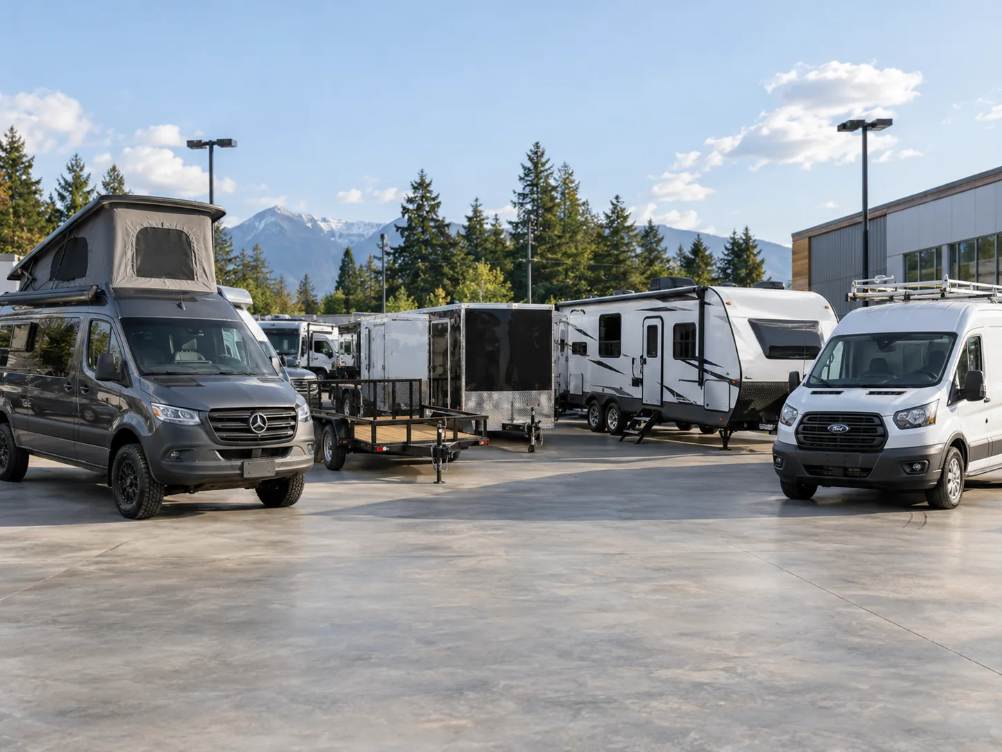 Other types including camper vans, trailers and specialty vehicle types at NA Auto Buyers